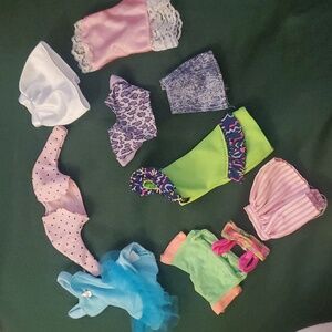 10 pc vintage barbie doll clothing lot